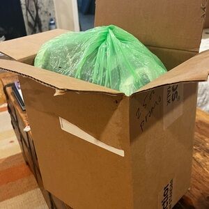 Vibrant Green Shipping Bag